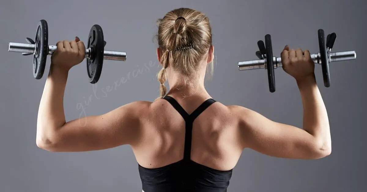 Girl Shoulders Workout Body